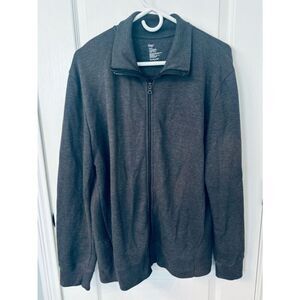 Gap Men's Full-Zip Charcoal Gray Jacket!